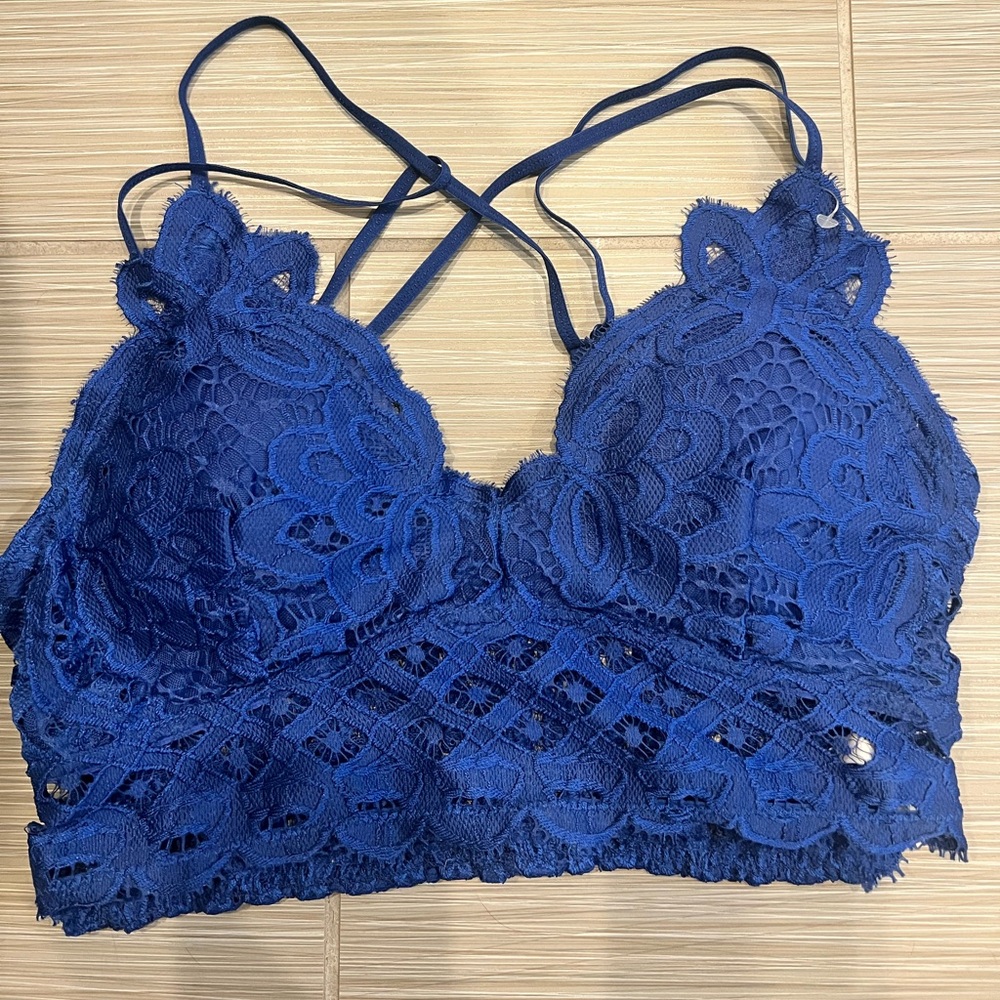 Anemone Blue Lace Bralette